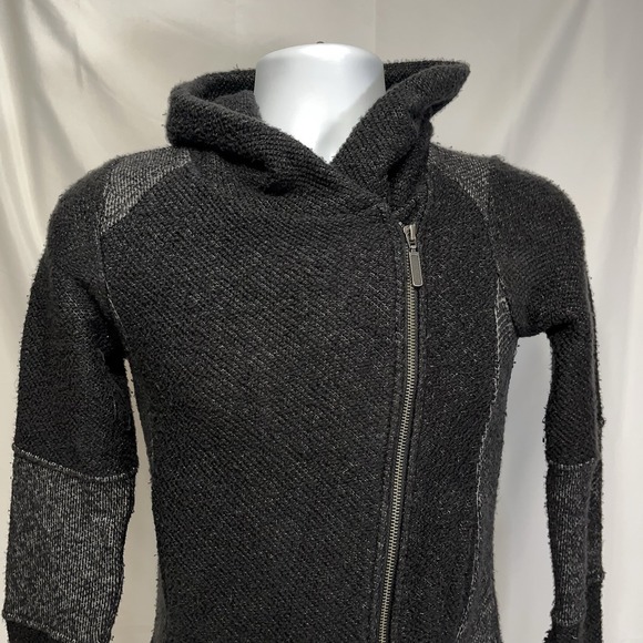 Lucky Brand Women's Full Zip Hooded Textured Jacket Size Small Boho Style - Picture 3 of 9